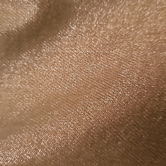 Land's End High Rise Slim Ankle Jean -Metallic Gold 16W - Picture 5 of 6